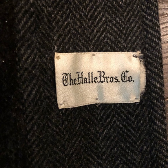 Vintage Zero King Pure Virgin Wool Tweed Coat Faux Fur Lining Women’s Large - Picture 8 of 10